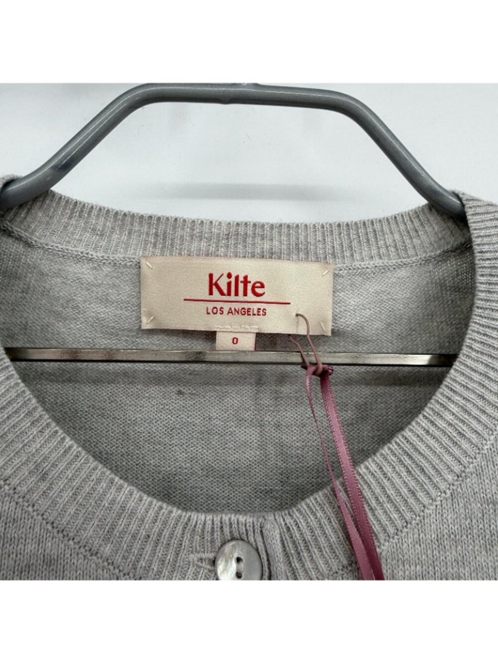 Kilte Collection Carrie Tank and Cardigan Sweater Matching Set Heather Grey 0/XS - Picture 3 of 15